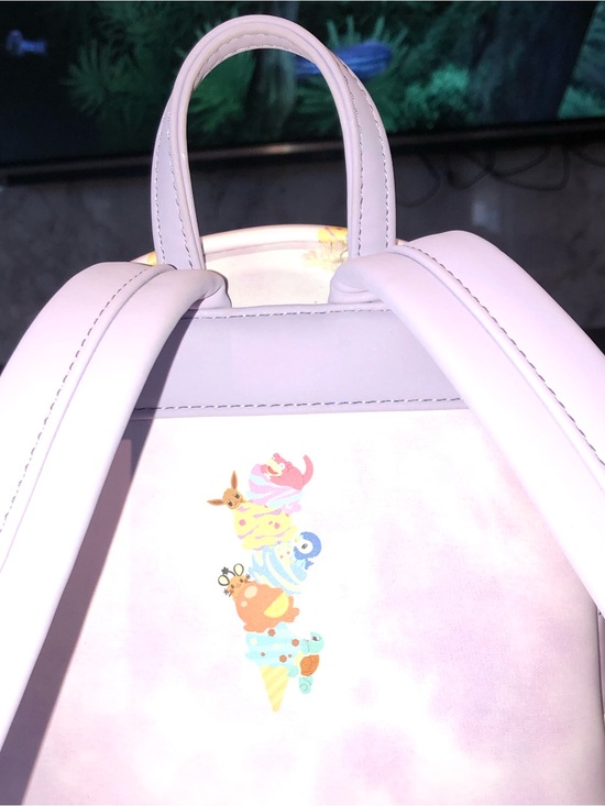 box lunch pokemon loungfly ice cream mini backpack Loungefly Denim Jacket Convertible It is made of denim and features a top zipper closure Loungefly Pokmon Water Type Lily